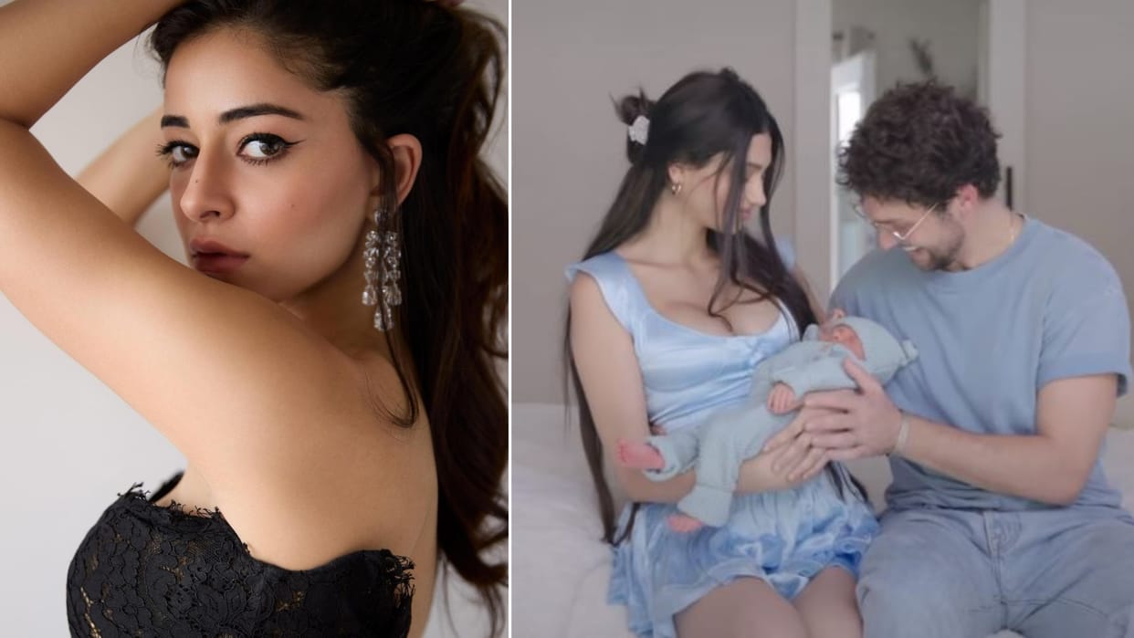 Ananya Panday welcomes nephew as sister Alanna Panday Baby Boy born She becomes maasi chunki becomes nanaji