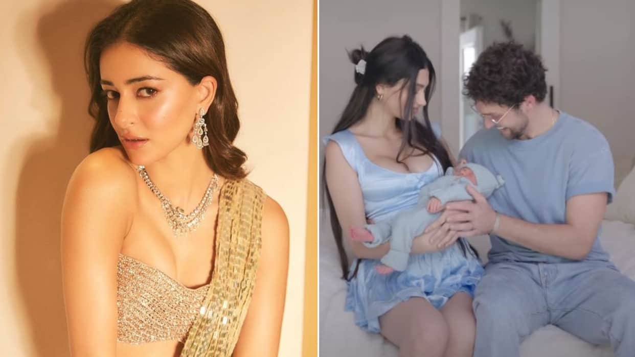 Ananya Panday Shares Cousin Alanna Panday baby River Video as he turns a month old See Video Here