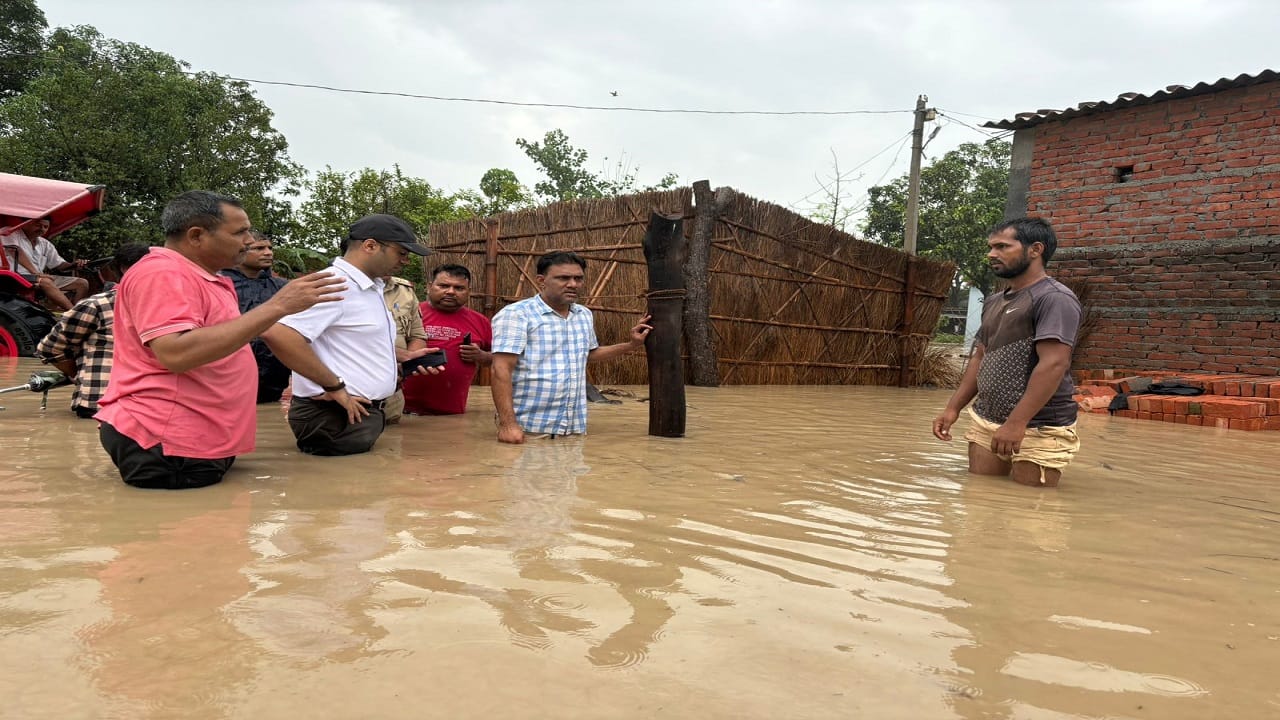 more than 100 villages affected by floods in Lakhimpur Kheri