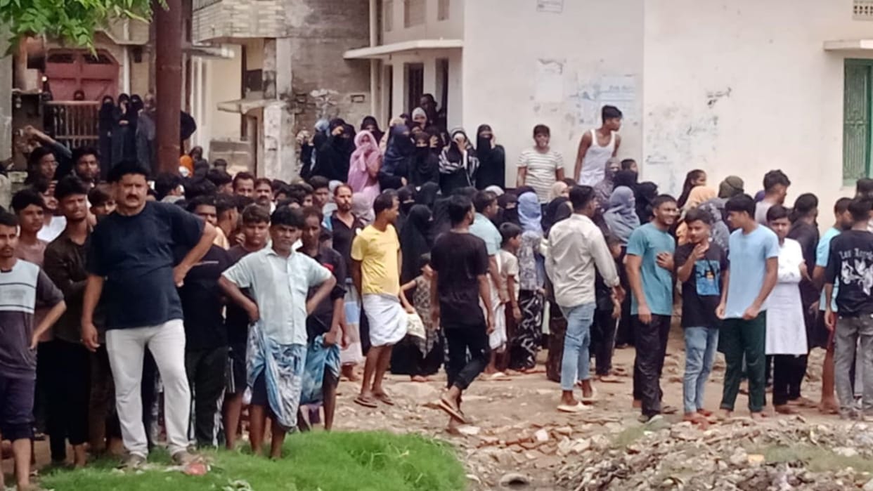 Father and daughter died after hit by train in Mau