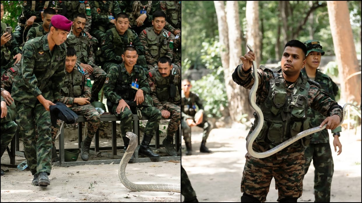 India Thailand joint army practice indian army organised yoga session in thailand news in hindi