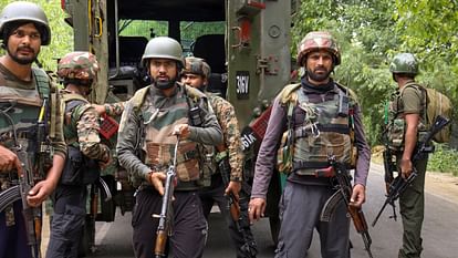 Encounter between Security Forces and terrorists in Singhpora area of Chatroo in Kishtwar Jammu and Kashmir