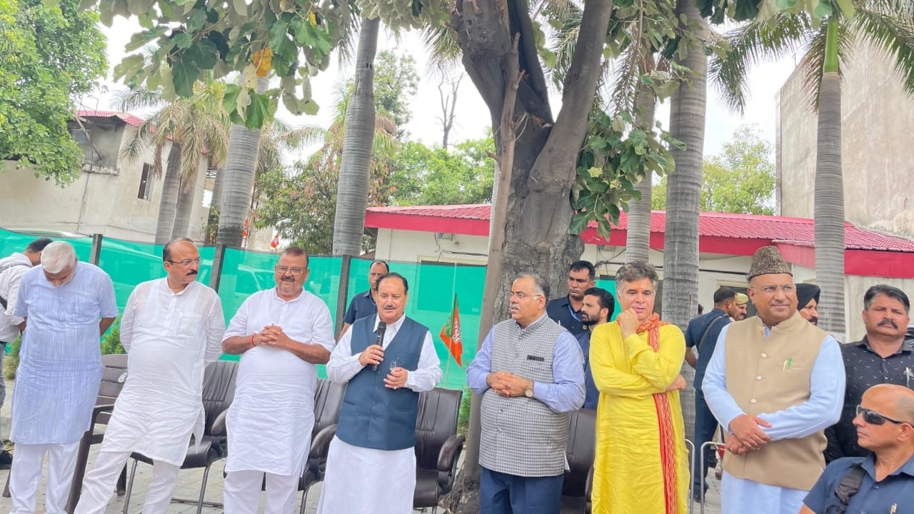 jammu kashmir election JP Nadda Jammu visit tested the strength of organization bjp