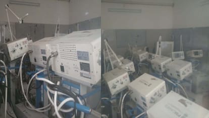 खराब पड़े वेंटिलेटर