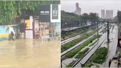 मुंबई में बारिश के नजारे