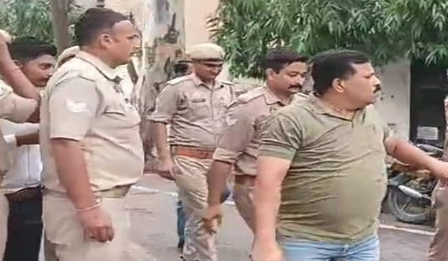 Muzaffarnagar man attempted self immolation at SSP office, allegations against the police