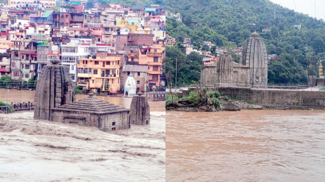 Construction of a new bridge in place of the washed away bridge, no steps taken to protect the Panchavaktra te