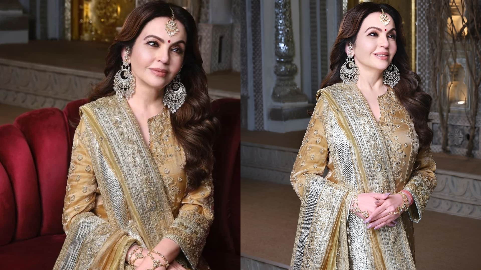 Guests started arriving at Anant ambani Radhika merchant's haldi ceremony Mukesh and Akash were seen together