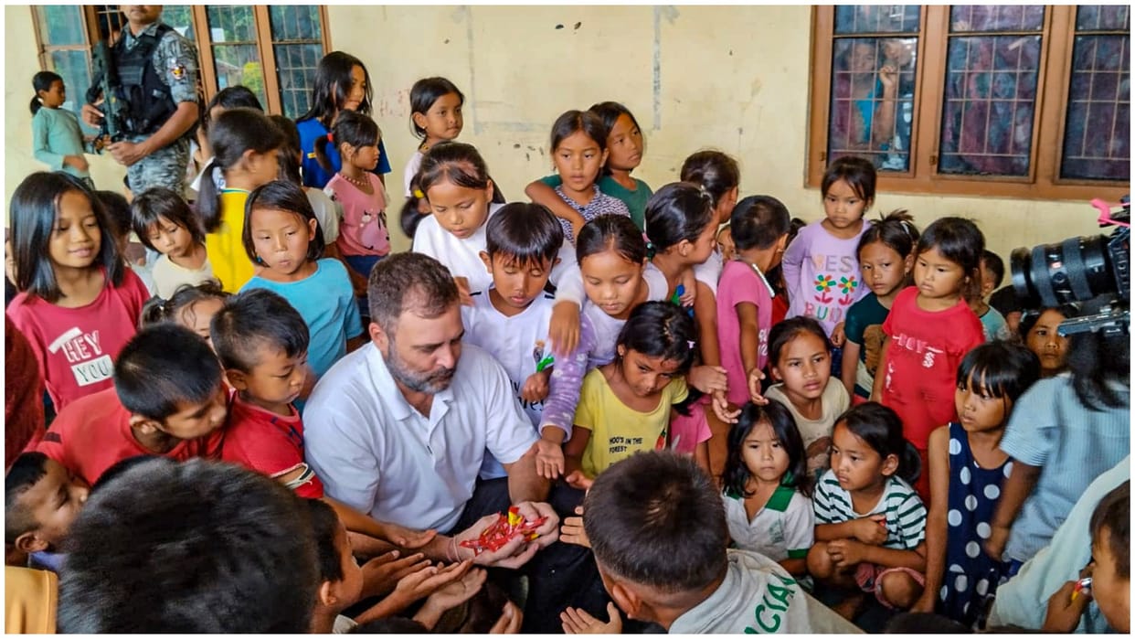 Rahul Gandhi visits relief camps in Manipur, victims highlight their issues Slams BJP PM Modi Know all