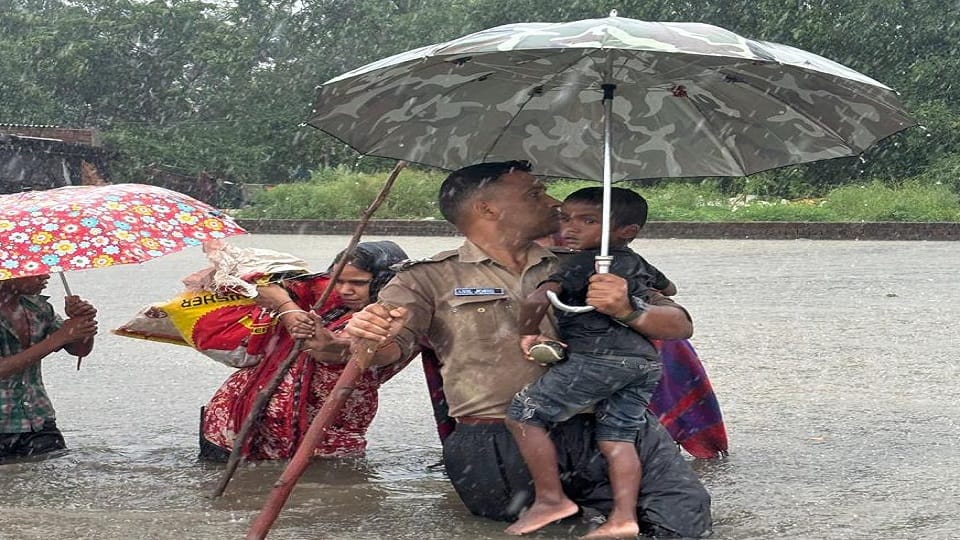 Uttarakhand Udham Singh Nagar News: flood like situation due to rain