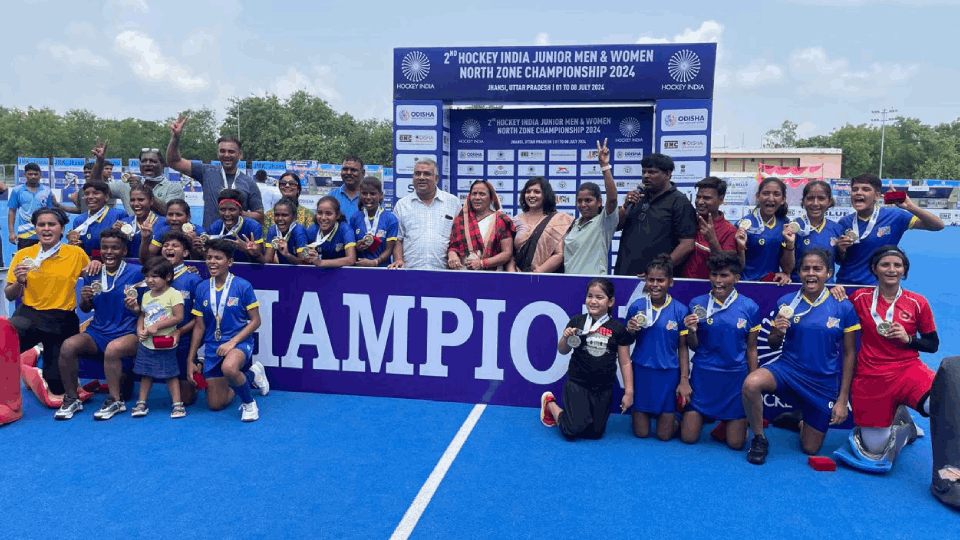 UP girls team won title by defeating Haryana team in Jhansi