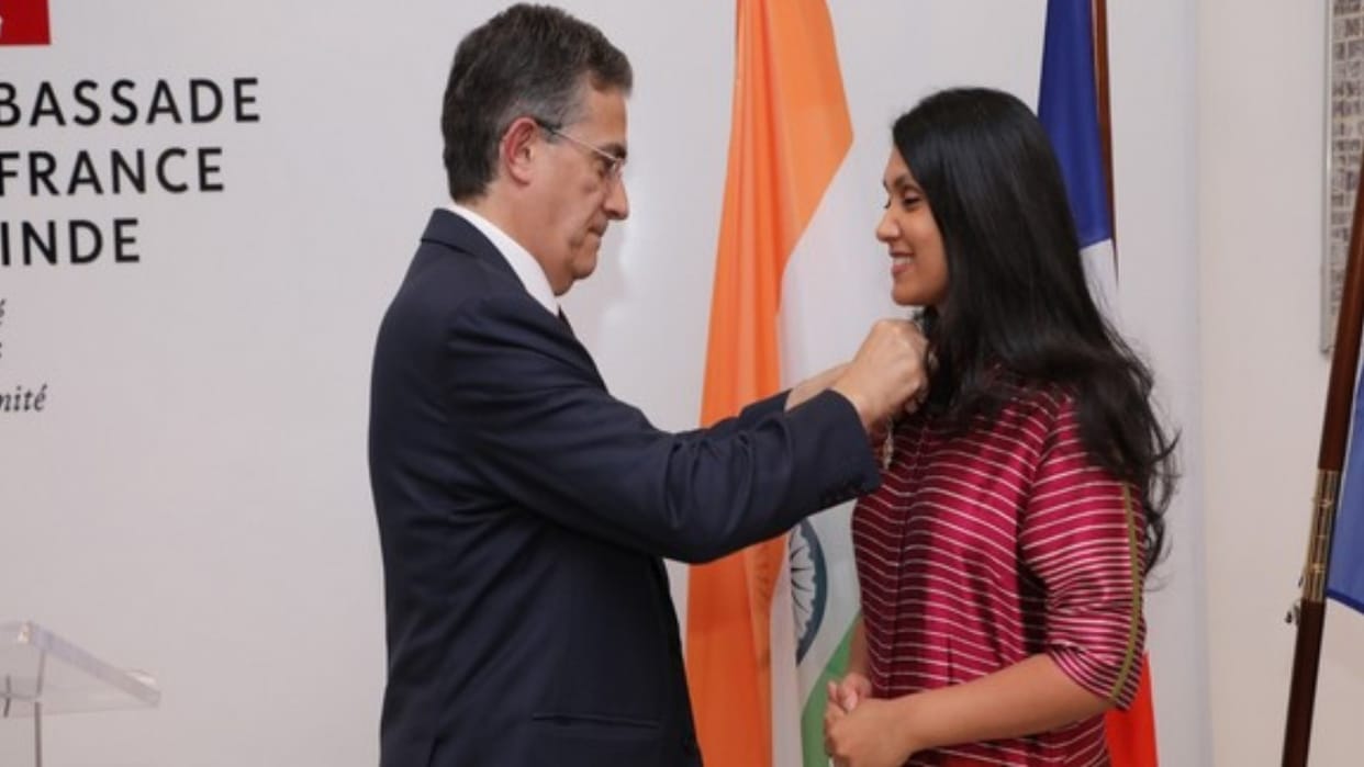 HCLTech Chairperson Roshni Nadar Malhotra conferred with France's highest civilian award