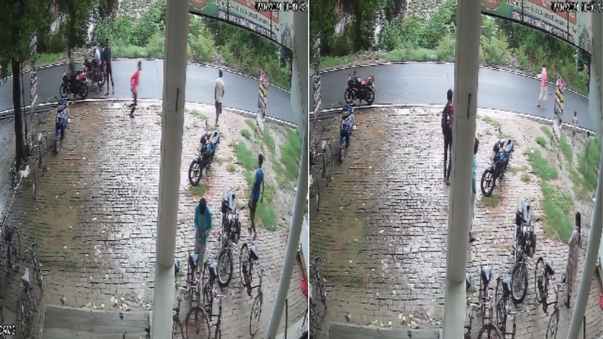 Armed miscreants attacked the watchman in azamgarh people gathered after hearing his screams