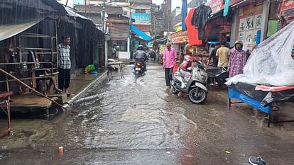 Debris and water entered houses and shops in haldwani