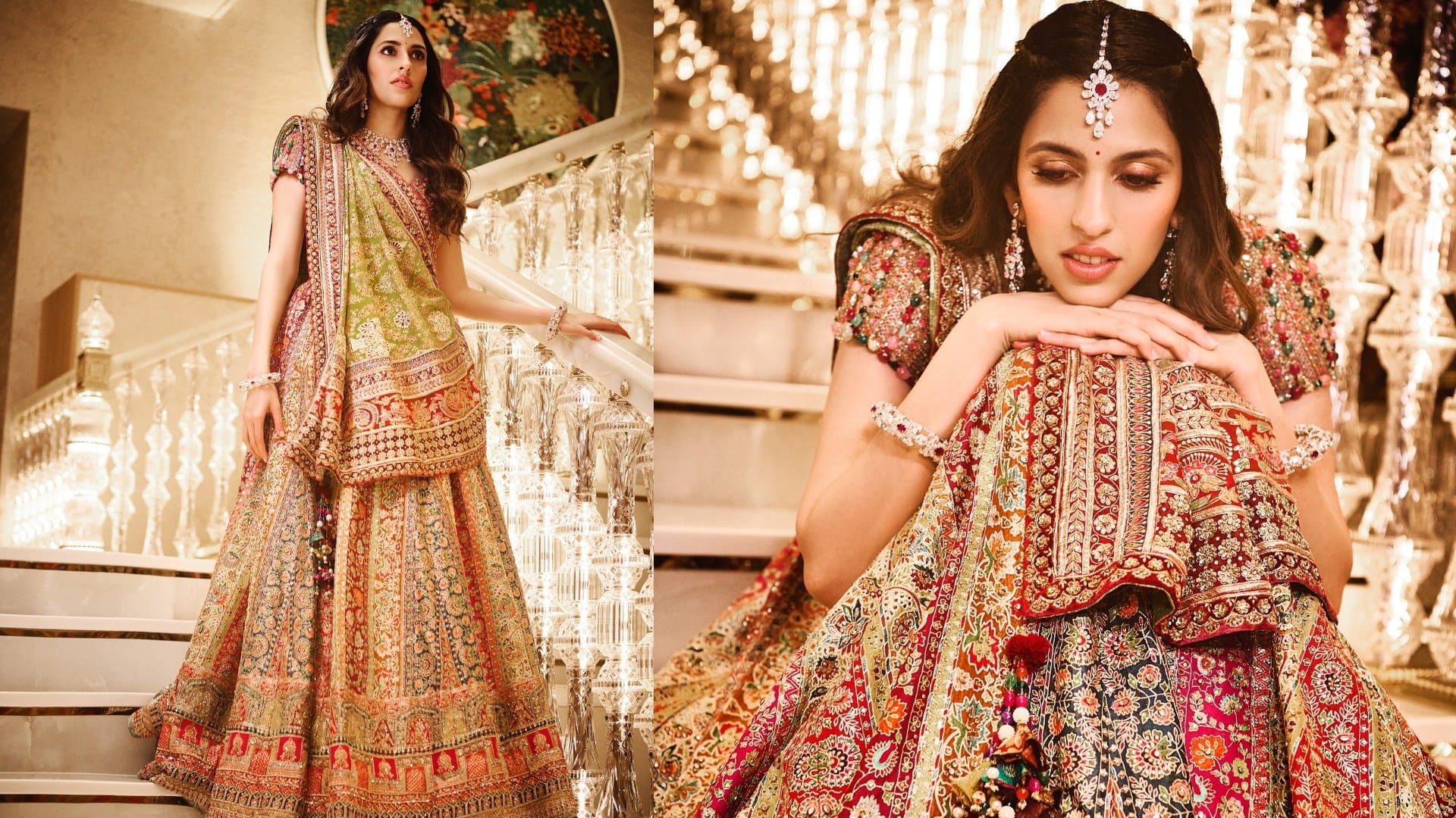 Shloka Ambani beautiful looks in anant ambani radhika merchant pre wedding celebration