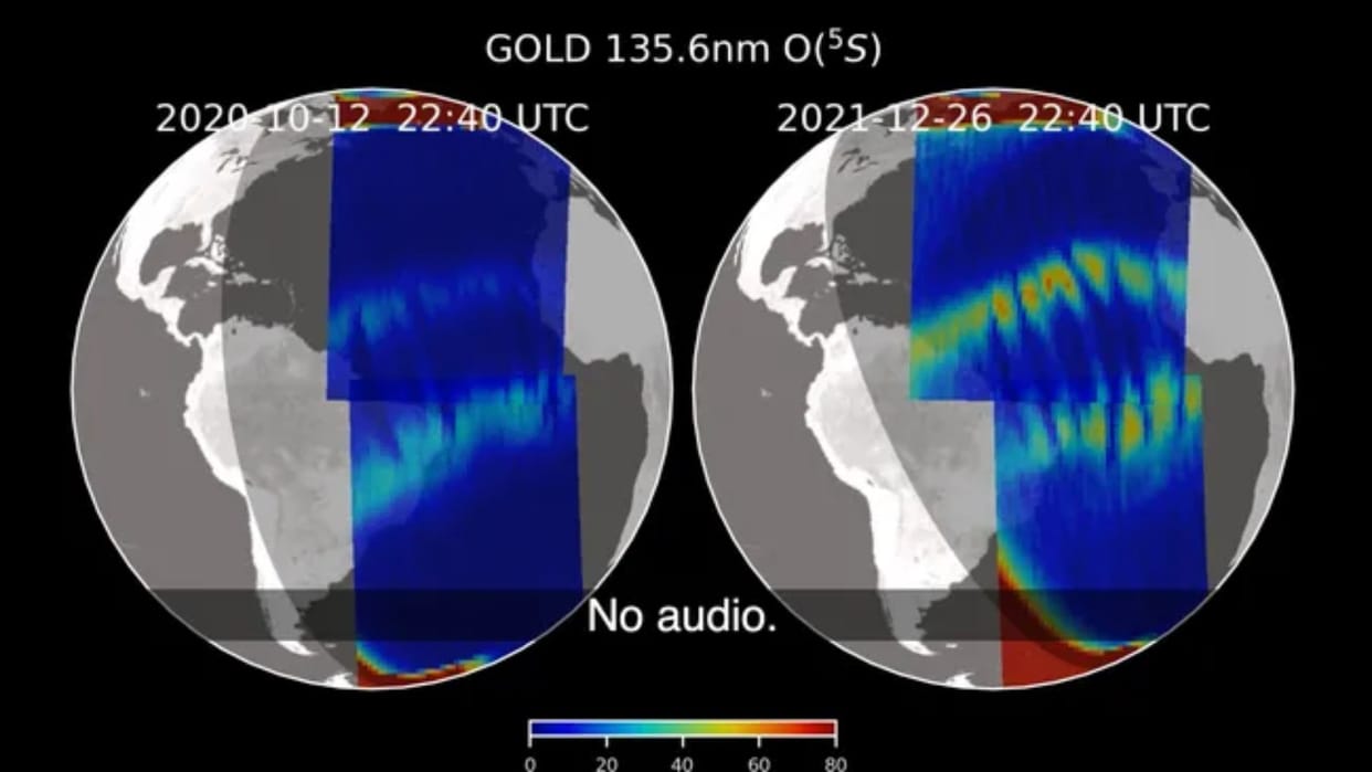 Surprising discovery by NASA an unexpected X & C-shaped structures spotted in Earth's upper atmosphere