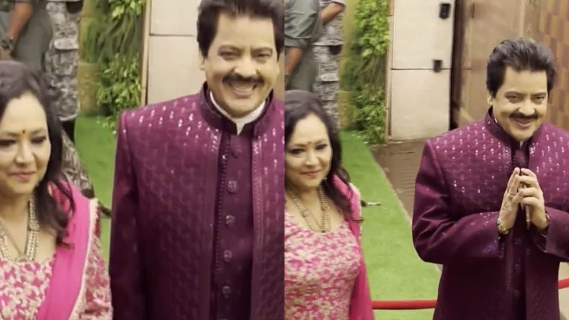 Guests started arriving at Anant ambani Radhika merchant's haldi ceremony Mukesh and Akash were seen together