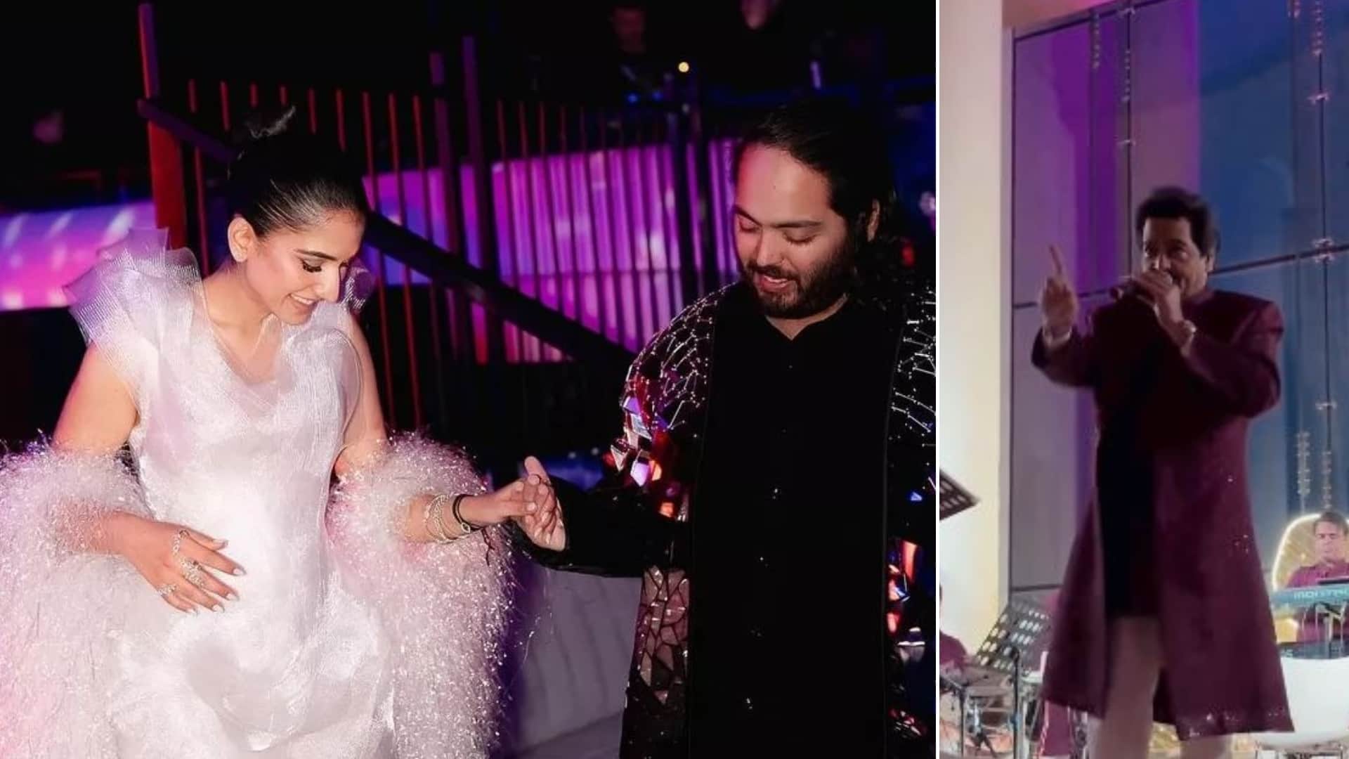 Anant Ambani Radhika Merchant Haldi Udit Narayan weaves melodious magic as he sings SRK romantic Veer Zaara