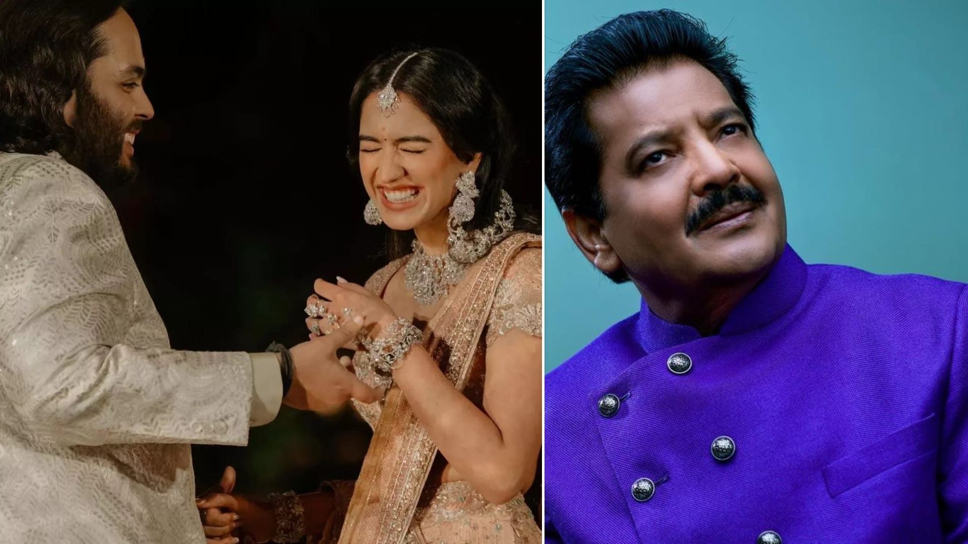 Anant Ambani Radhika Merchant Haldi Udit Narayan weaves melodious magic as he sings SRK romantic Veer Zaara