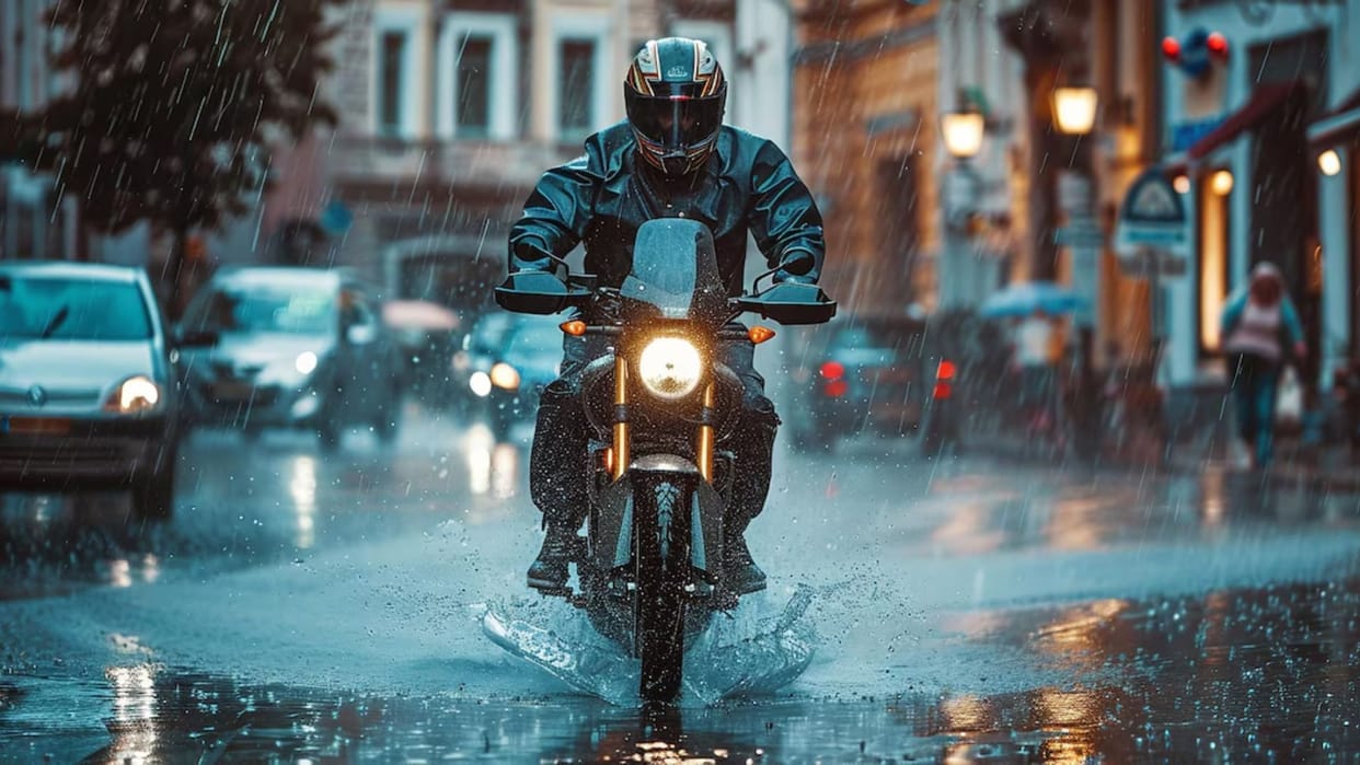 bike riding safety tips for monsoon