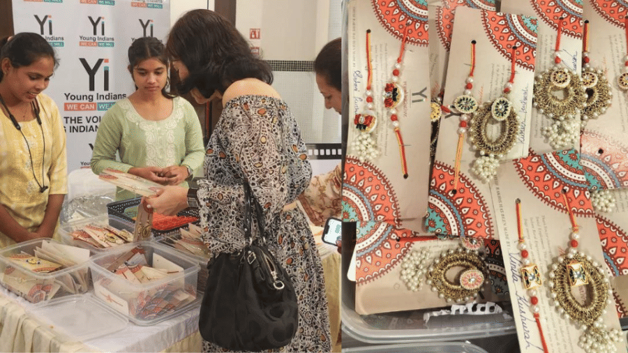 rakhi design young indians basti foundation