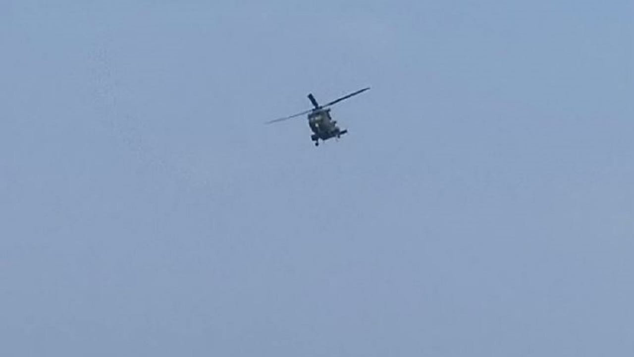 Air Force airlifted seven people trapped in the flood in Pilibhit