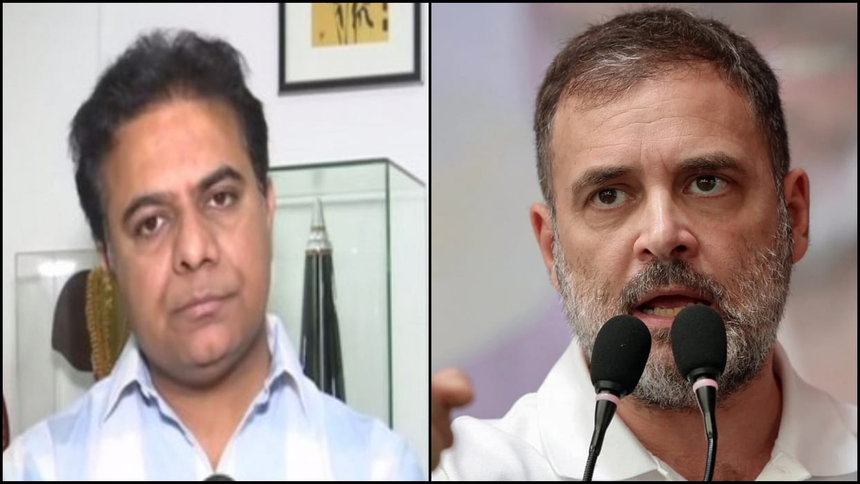 BRS leader KT Rama Rao on Congress MP Rahull gandhi Politics news in hindi
