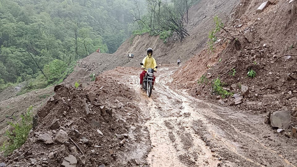 rain water enters the house in haldwani nainital