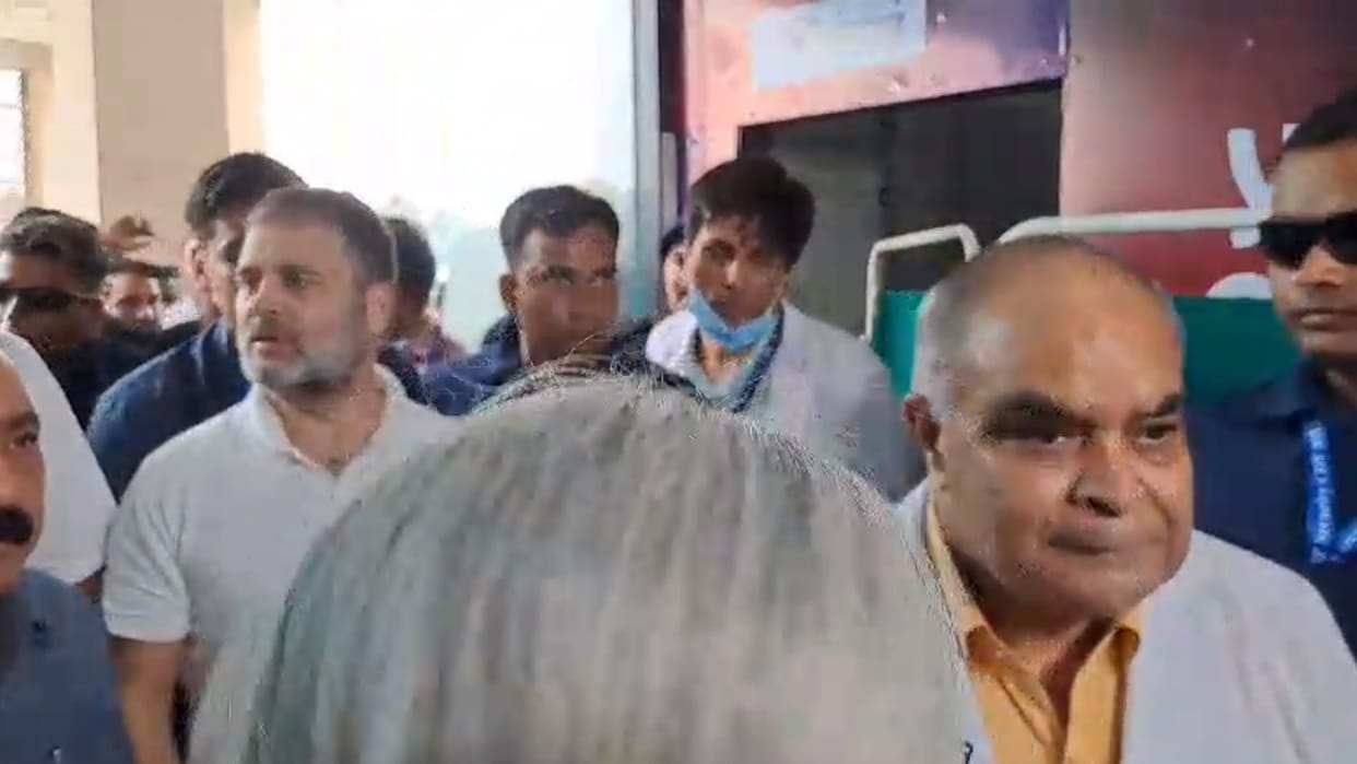 Congress MP Rahul Gandhi Raebareli visit today.