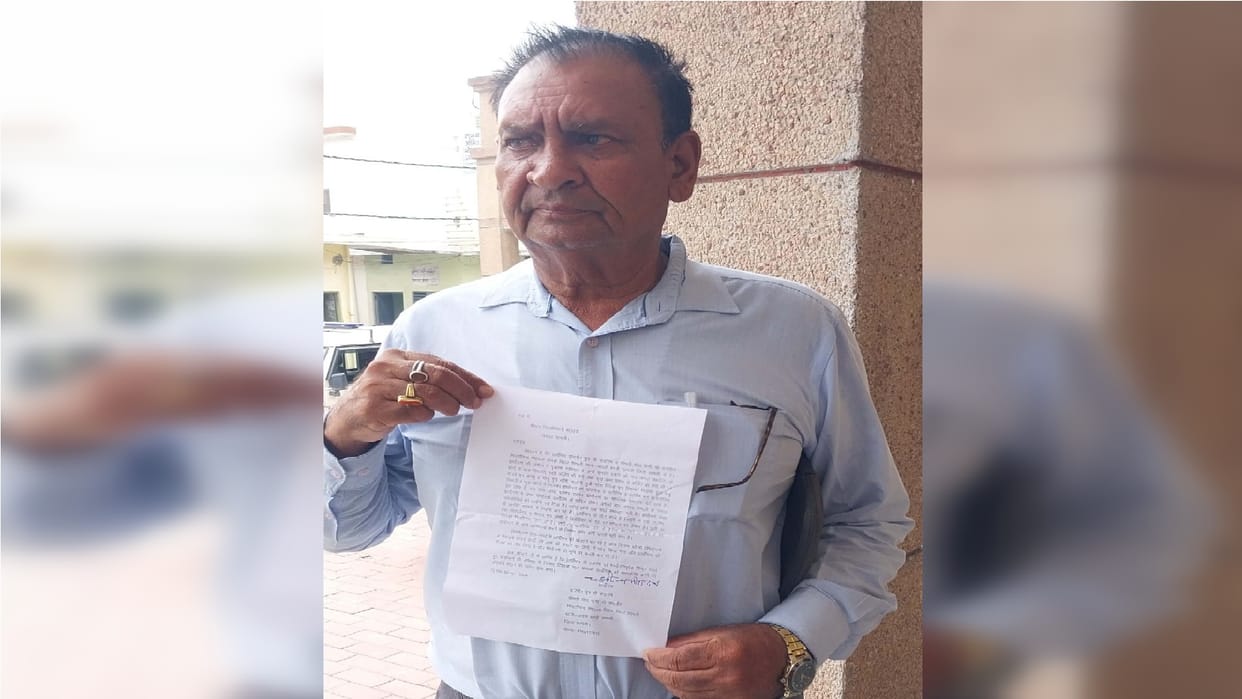 Troubled by illegal occupation of land man asked administration for his wish to die