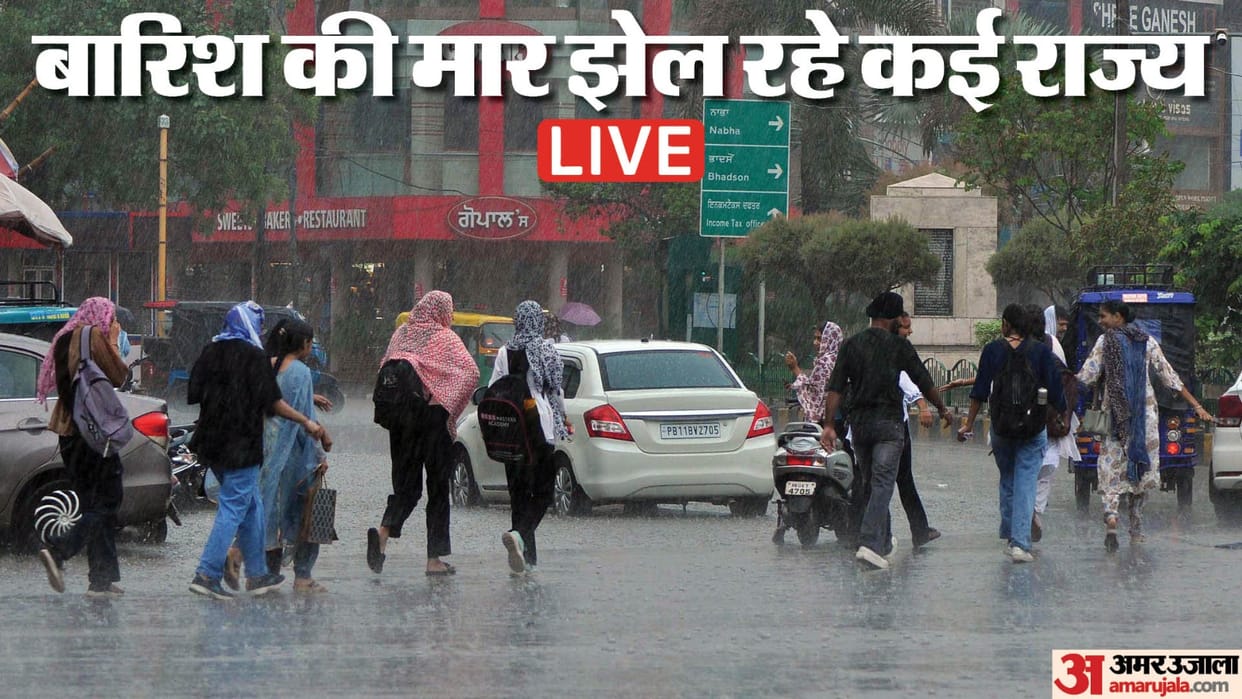 Weather Forecast Today Live Updates IMD Alert Areas Monsoon Rain Landslide Flood News in Hindi