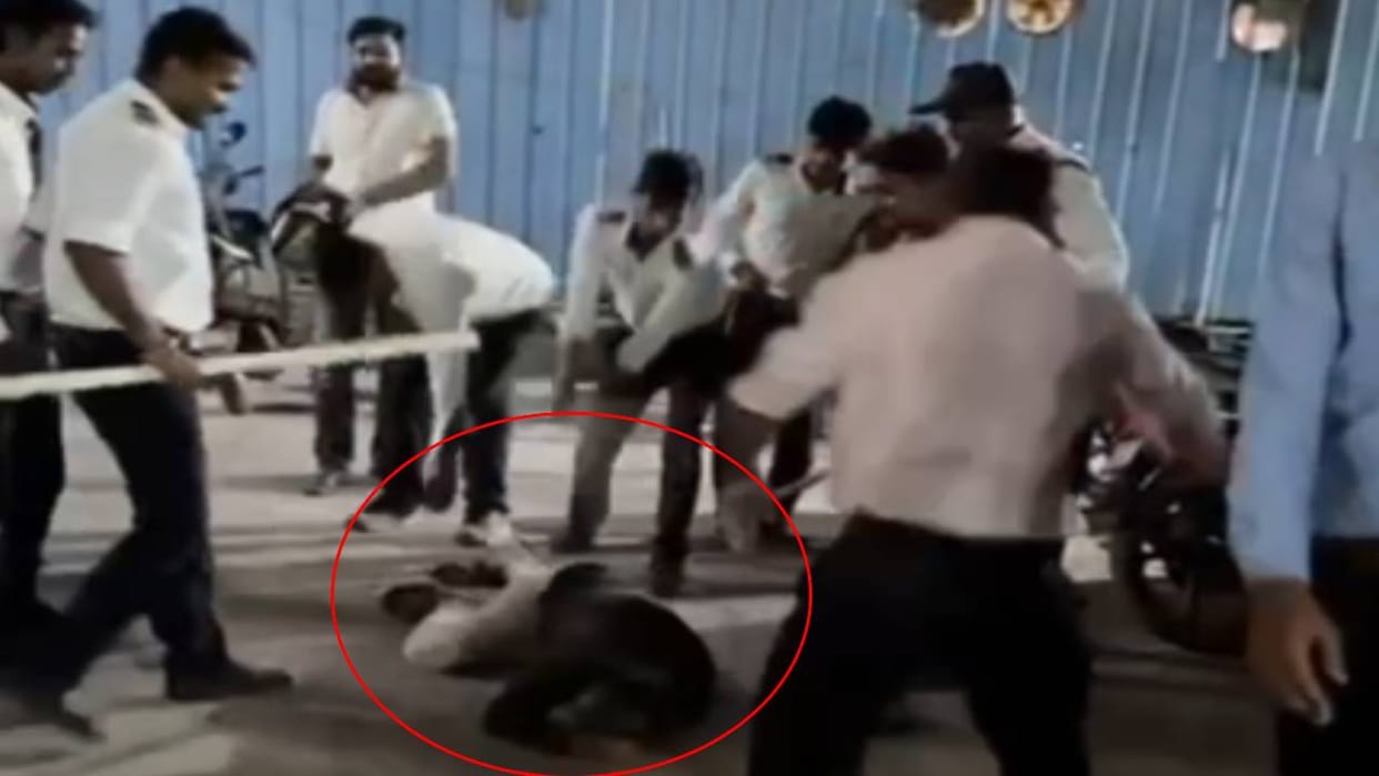 youth was brutally beaten up by guards at Futech Gateway Society in Sector 75