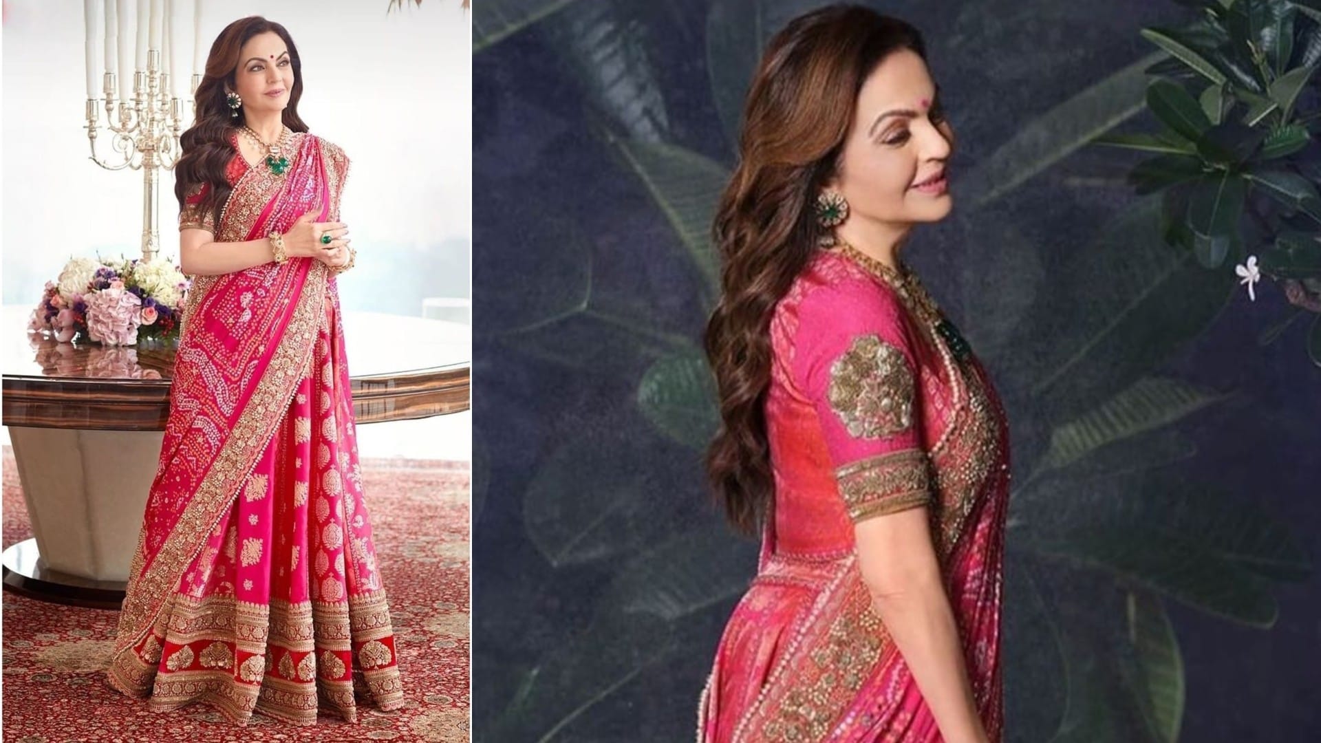 Anant Radhika Wedding unseen photos nita ambani isha ambani shloka ambani radhika merchant look