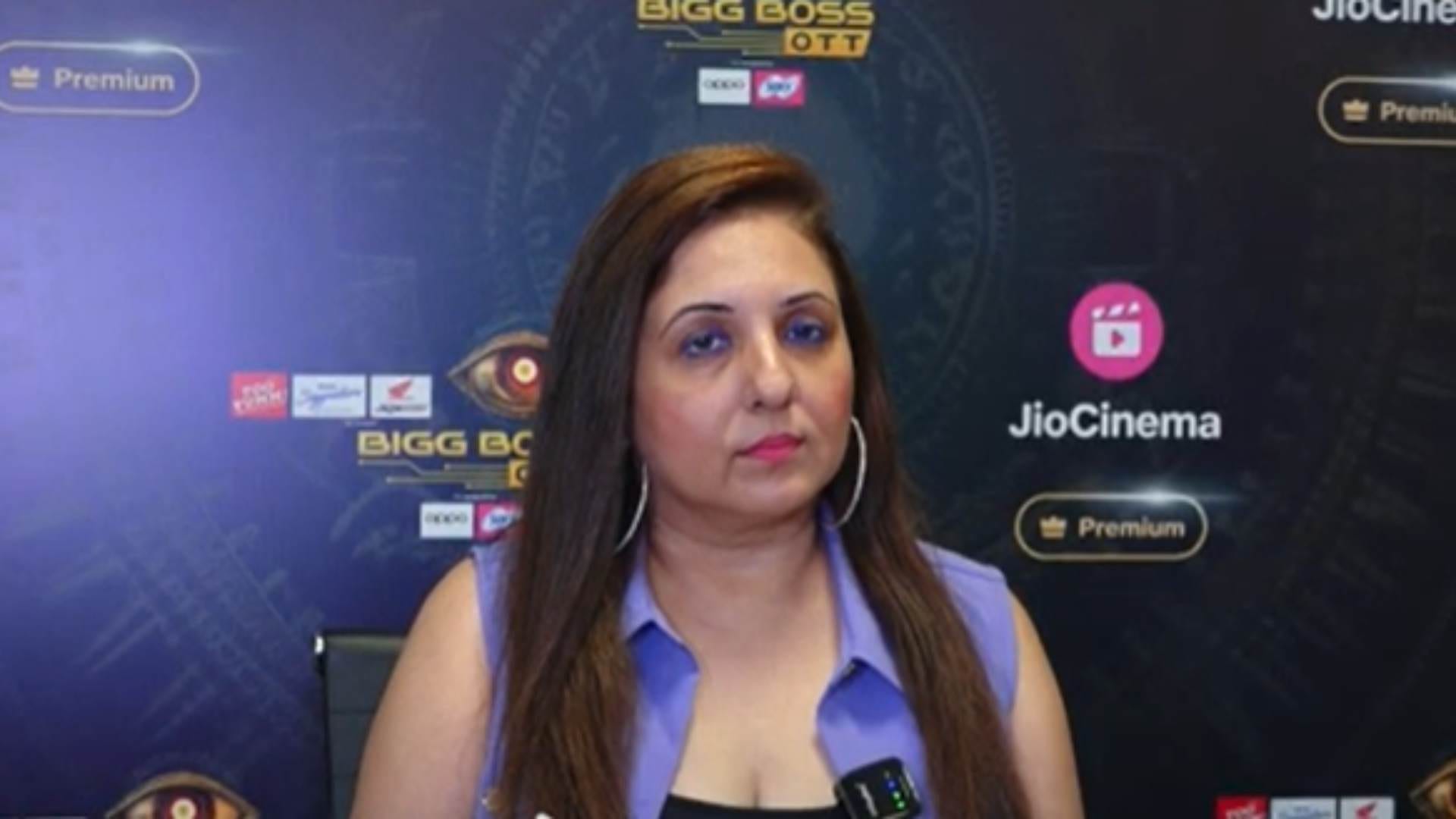 BIGG BOSS OTT 3 RECENTLY EVICTED CONTESTANT MUNISHA KHATWANI INTERACTION WITH MEDIA