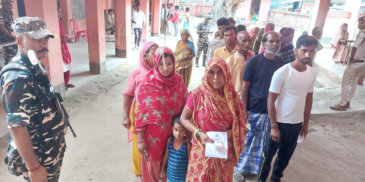 Bihar News: Enthusiasm among voters in Rupauli Assembly by-election, voting percentage; election Commission
