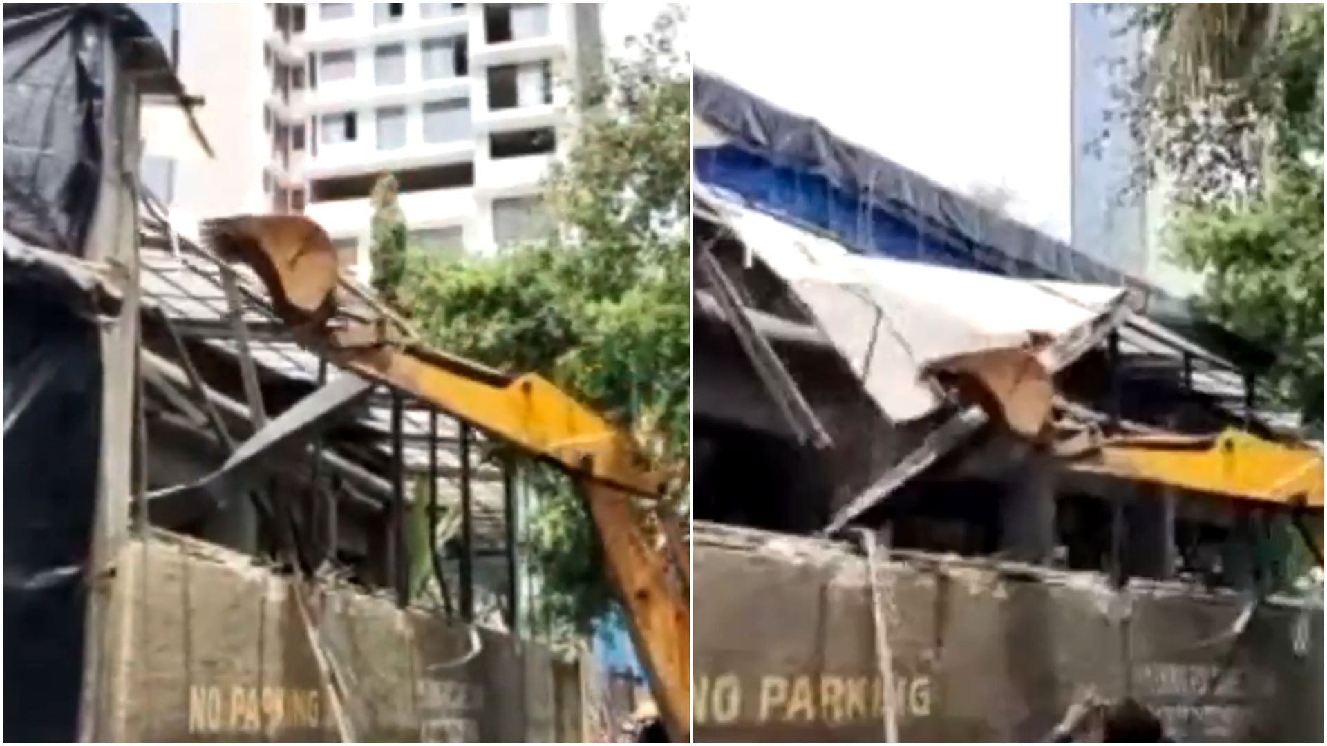 Bmw Hit And Run Case: Bmc Razes Illegal Alterations In Bar Visited By ...