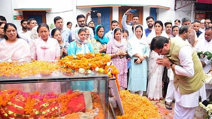 Uttarakhand Kedarnath MLA Shaila Rani Rawat Passed CM Dhami paid tribute