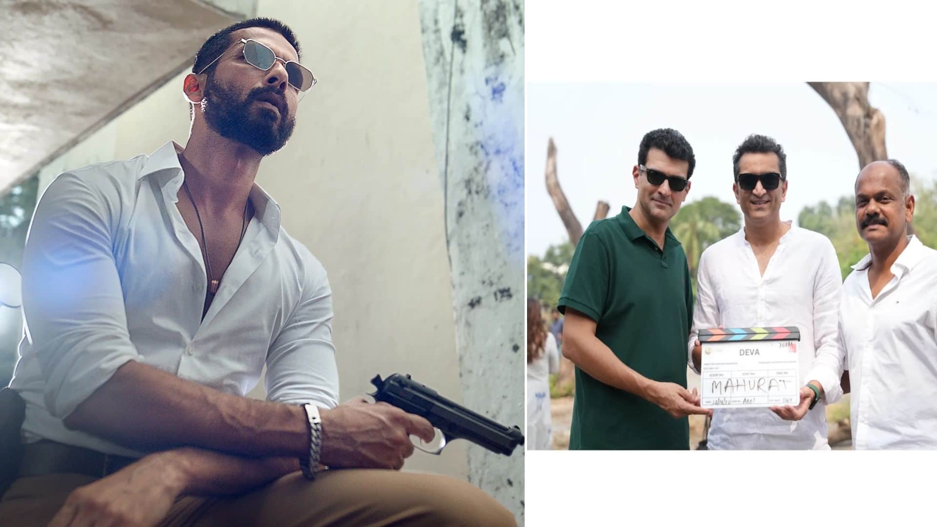 Deva Wrap Up Party Shahid Kapoor Pooja hegde Pavail Gulati Attends Next Action movie Look goes viral