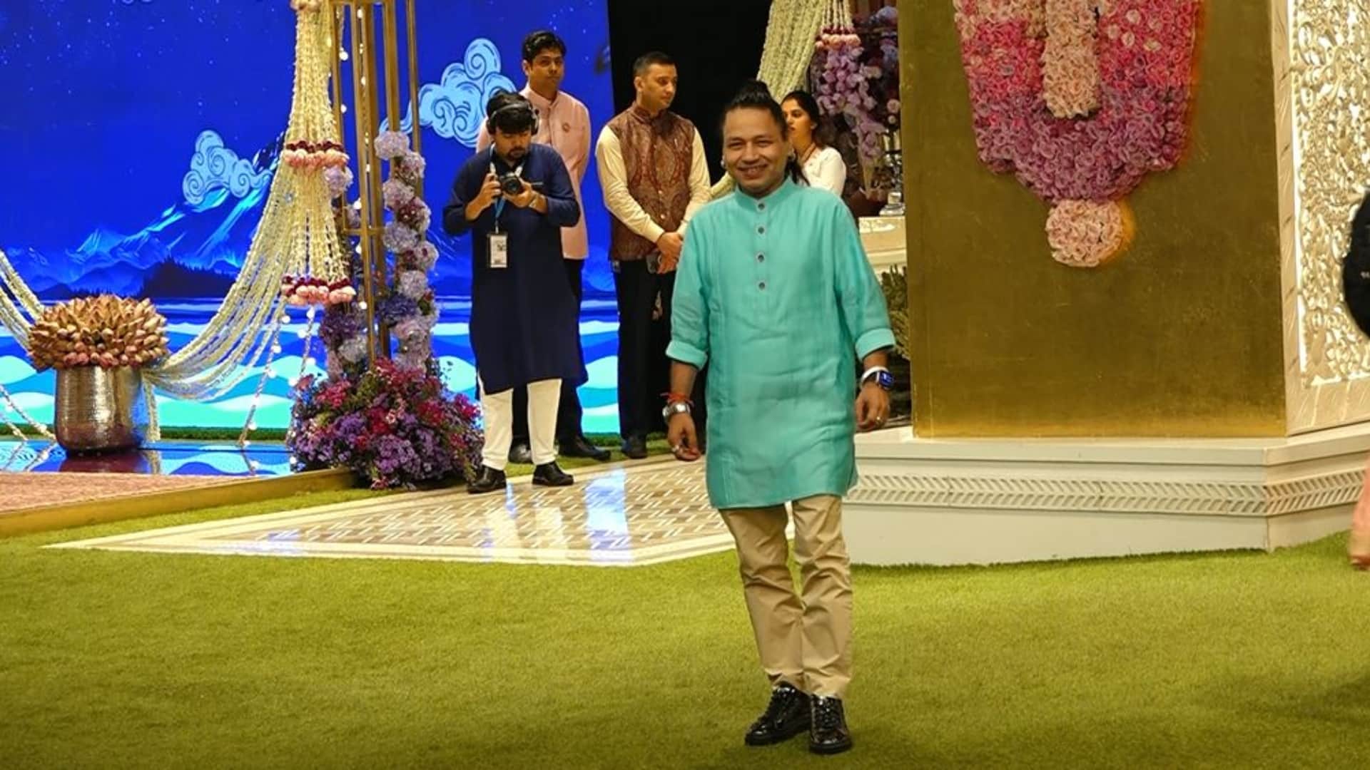 Sanjay Dutt MS Dhoni and others attended Pooja ceremony at AMBANI HOUSE before Anant Radhika wedding