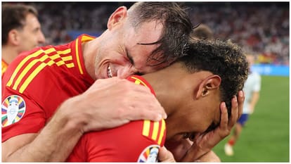Euro 2024 Lamine Yamal becomes youngest goal scorer in Euro History Photos with Lionel Messi Goes Viral