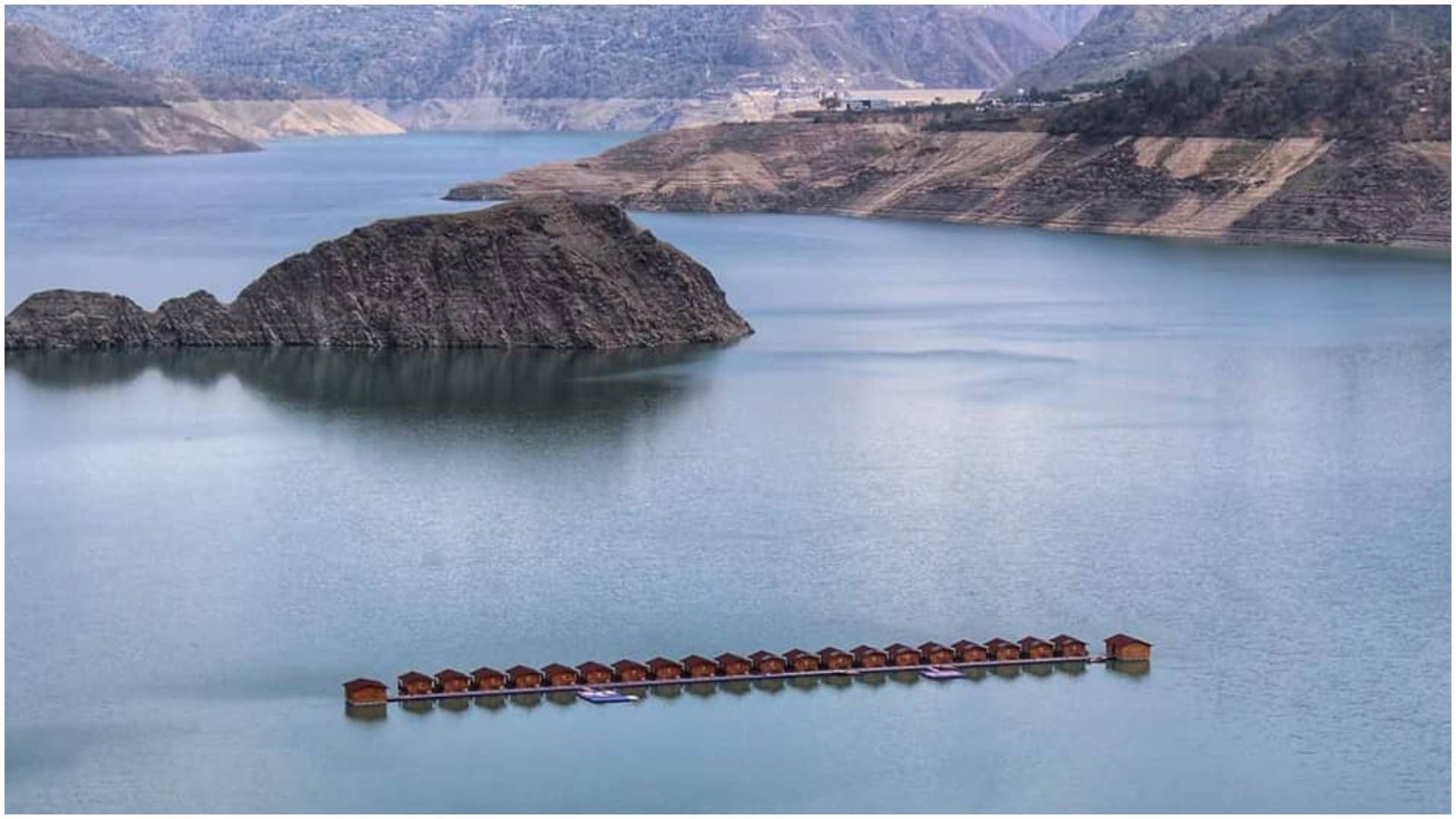Mini Maldives in India Visit Uttarakhand LeRoi floating huts At New Tehri