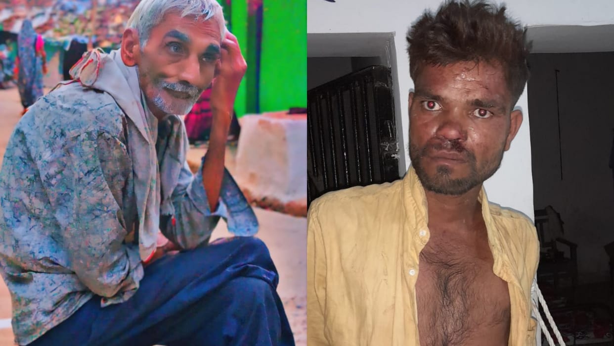 Sagar Crime An elderly man was beaten to death with a stick while walking on road