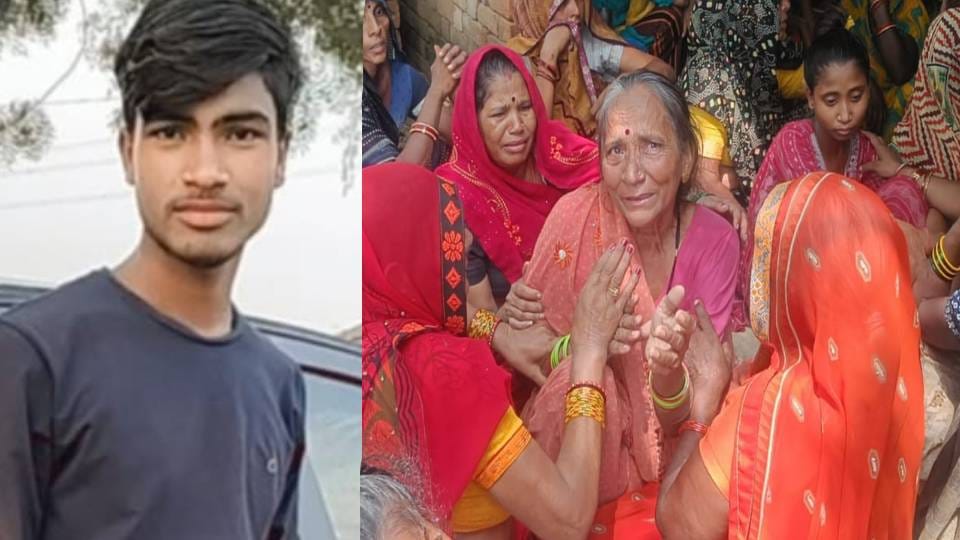 young man was beaten to death with sticks and iron rods in domestic dispute in Agra police investigating