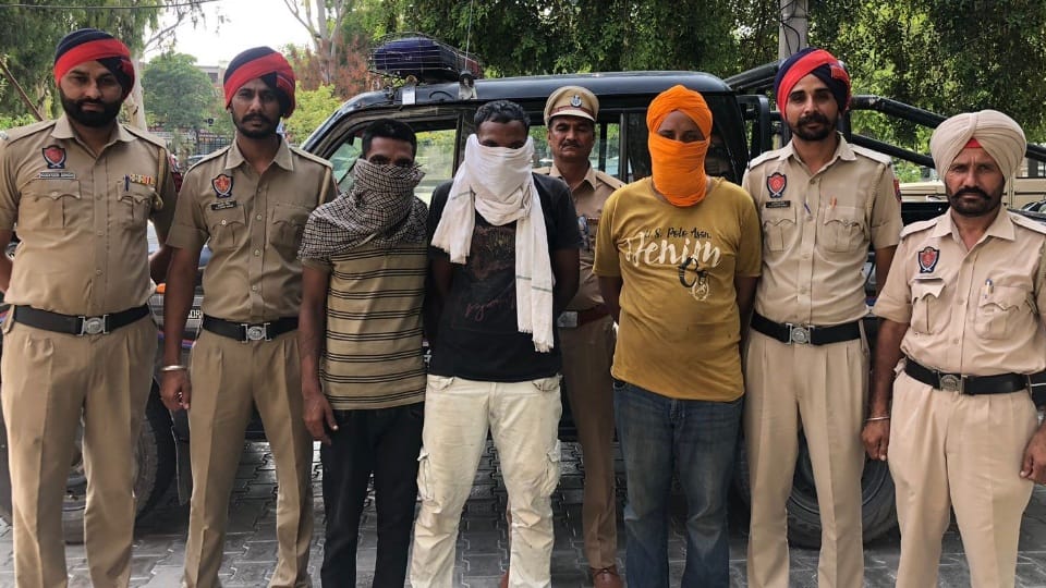 Bathinda police arrested three accused they robbed truck drivers on highway