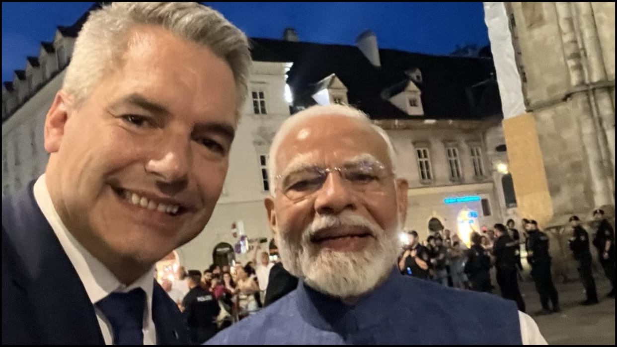 PM Modi Austria Visit live updates meeting with President Bellen and indian diaspora news in hindi