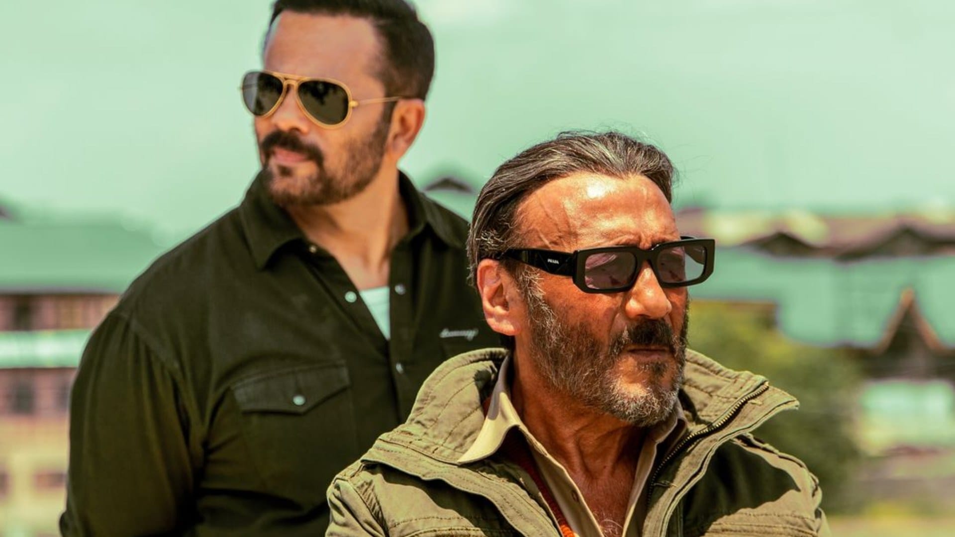 Singham 3 actor Jackie Shroff salutes the hard work of the person working in heavy wind and rain
