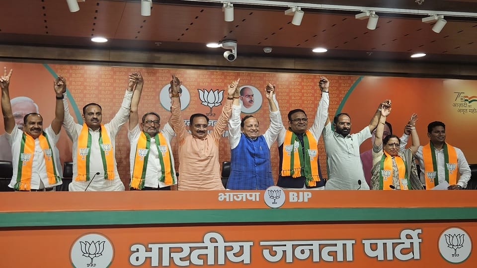 Former Delhi government minister Rajkumar Anand joins BJP