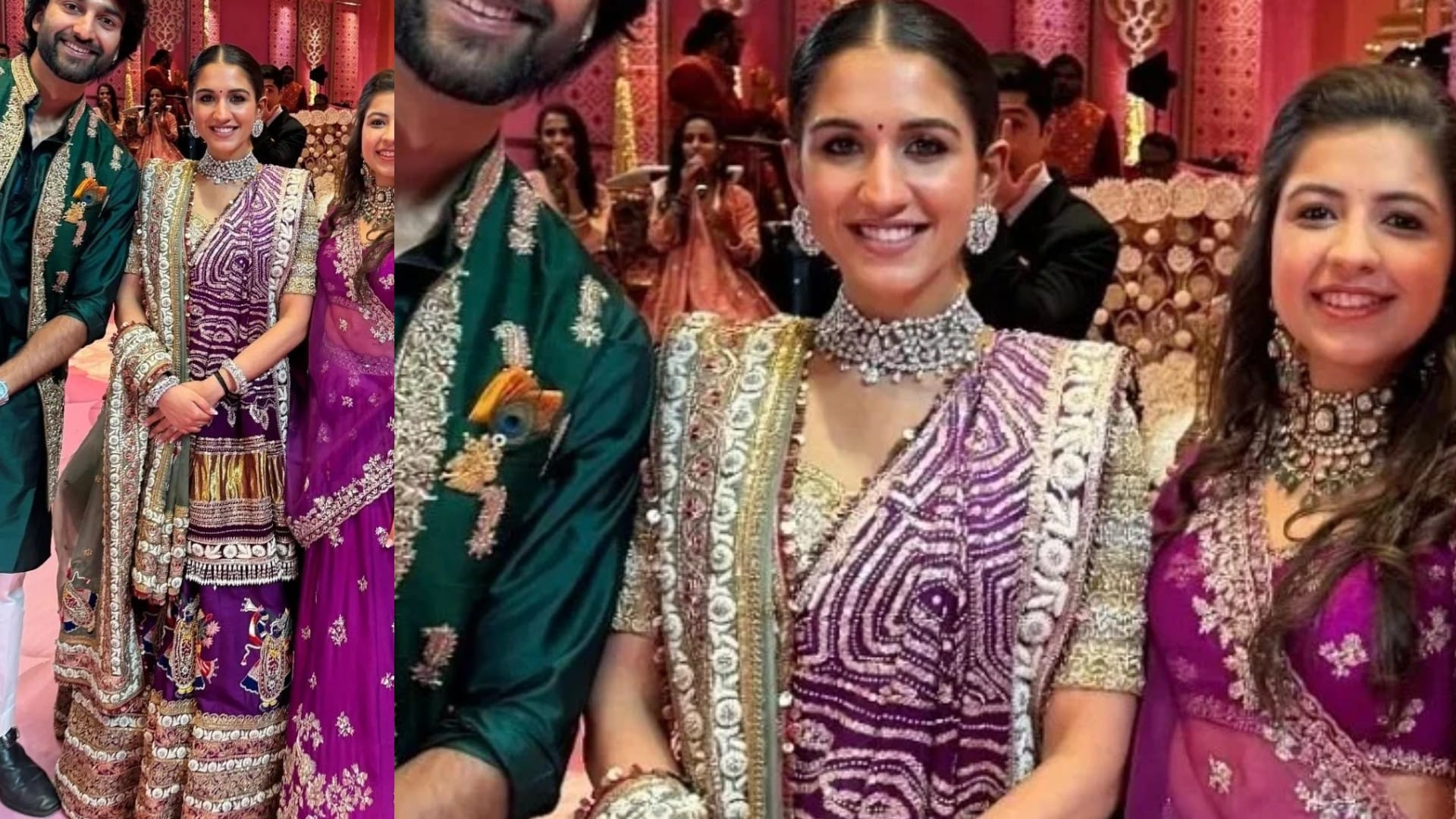 Anant Radhika Wedding unseen photos nita ambani isha ambani shloka ambani radhika merchant look