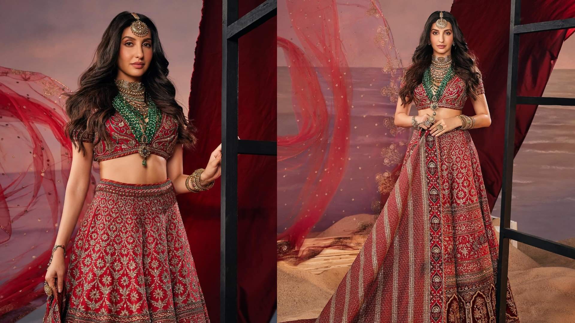 Karwa Chauth 2024 tips for wearing wedding lehenga on karwa chauth