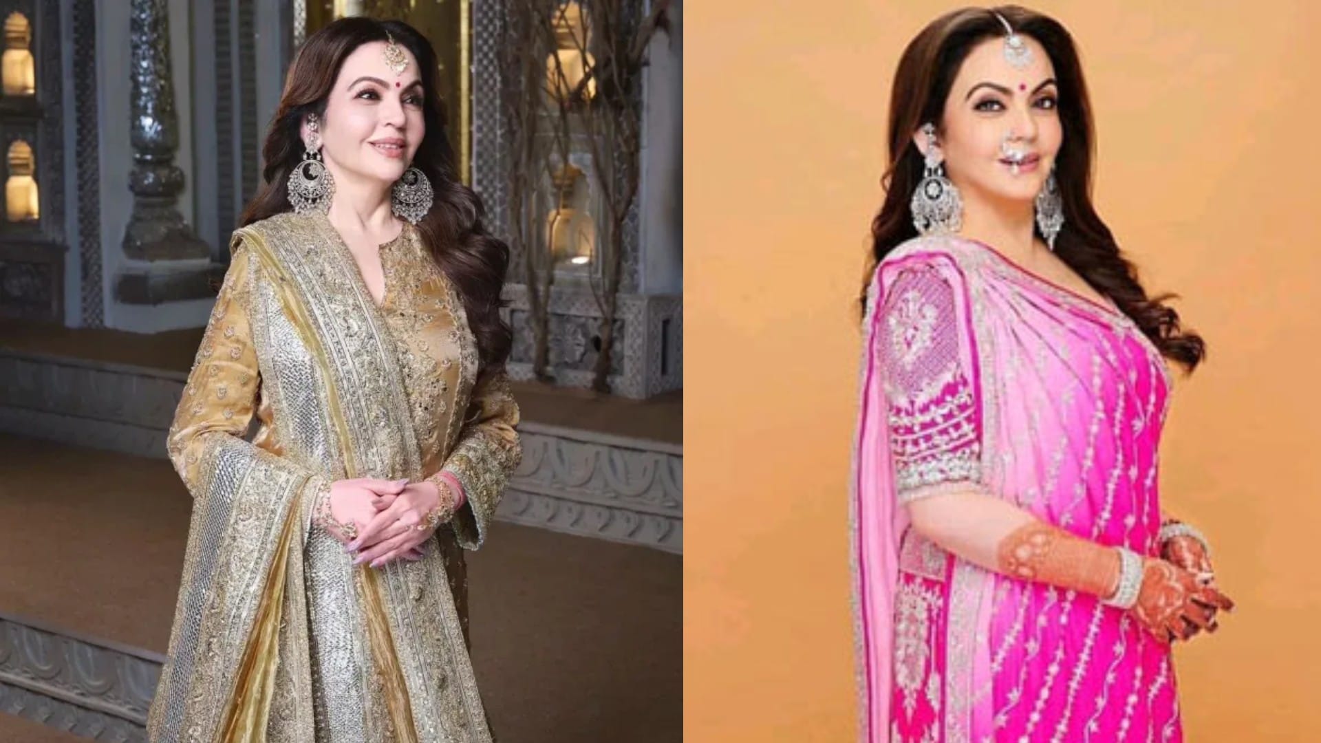 Anant radhika wedding nita ambani isha ambani shloka ambani repeat their jewellery in wedding